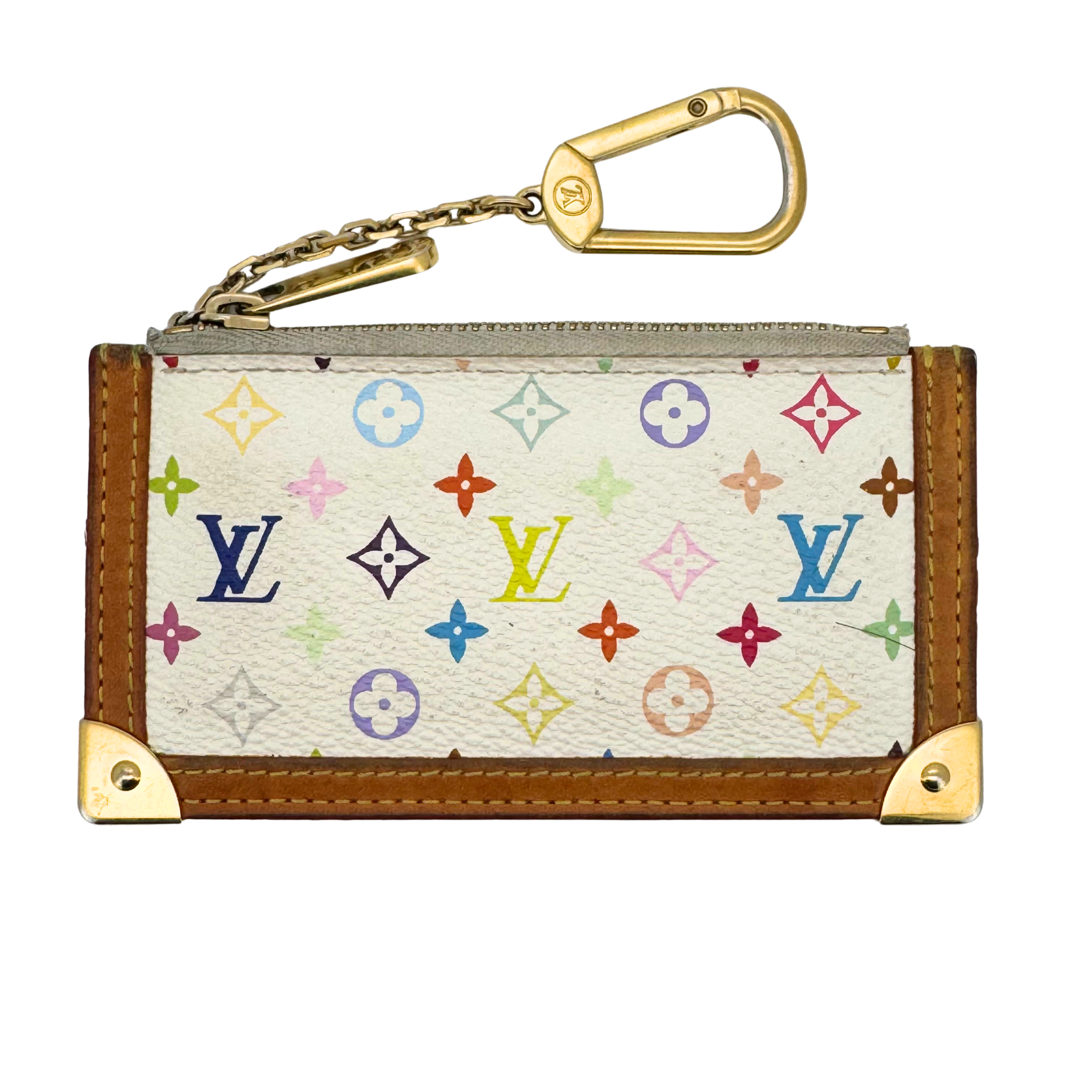 Louis Vuitton Monogram Multicolor Key Pouch wallet