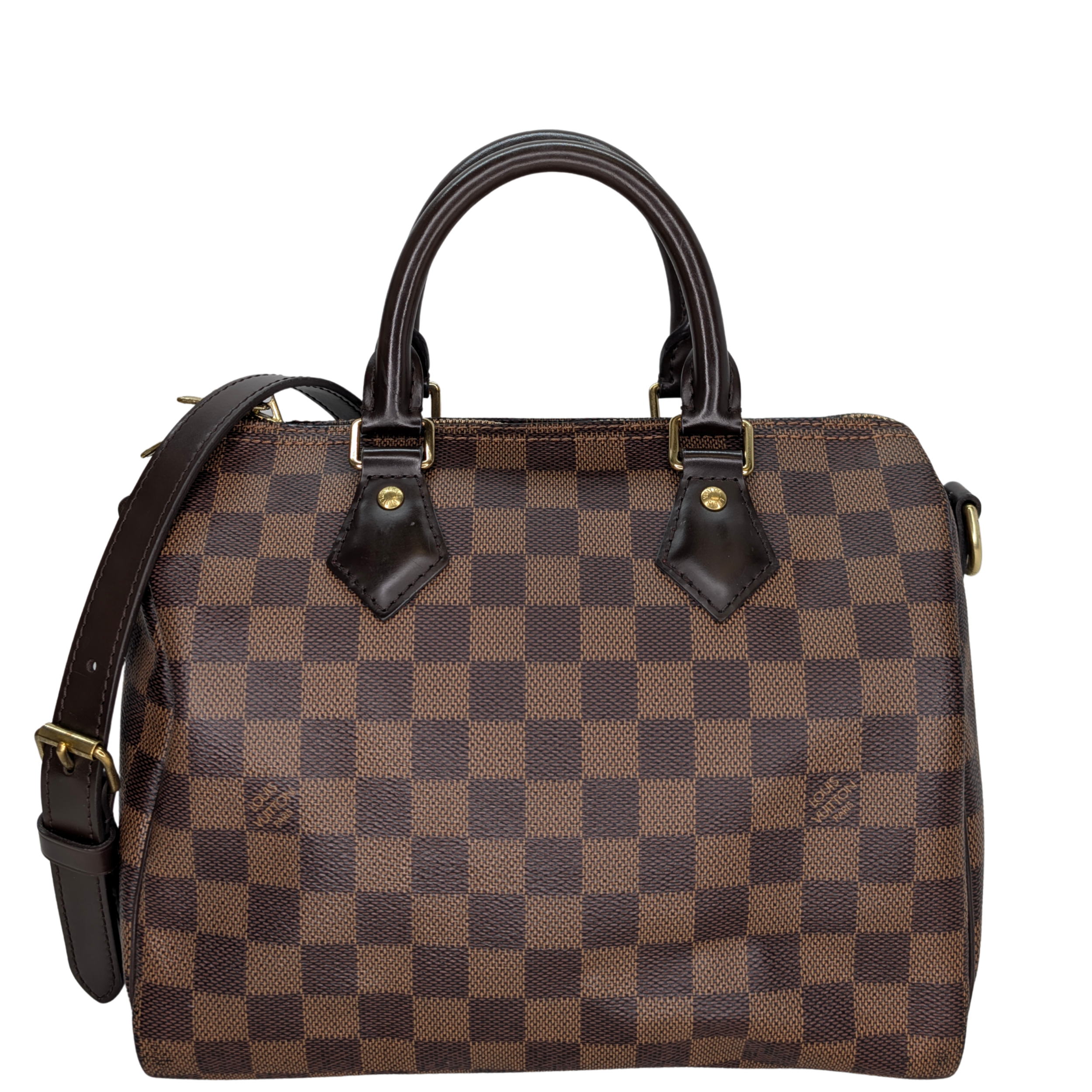 Louis Vuitton Speedy 25 Bandouliere Damier Ebene