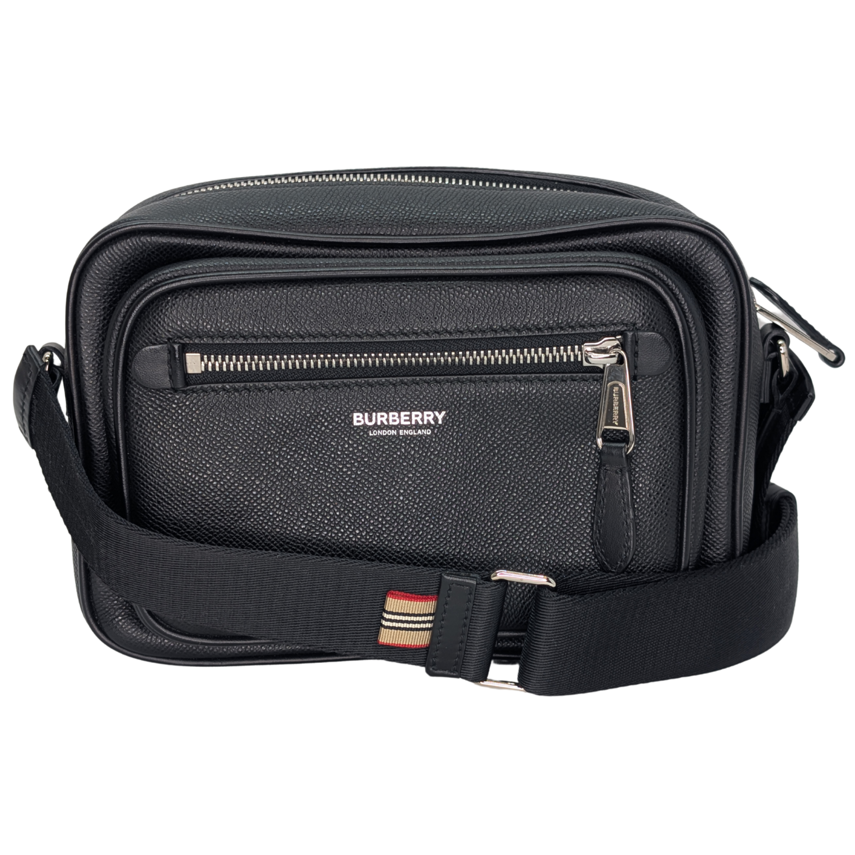 Burberry Paddy Crossbody Bag Leather Black