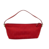 Gucci Cherry Red GG Monogram Boat Pochette Bag