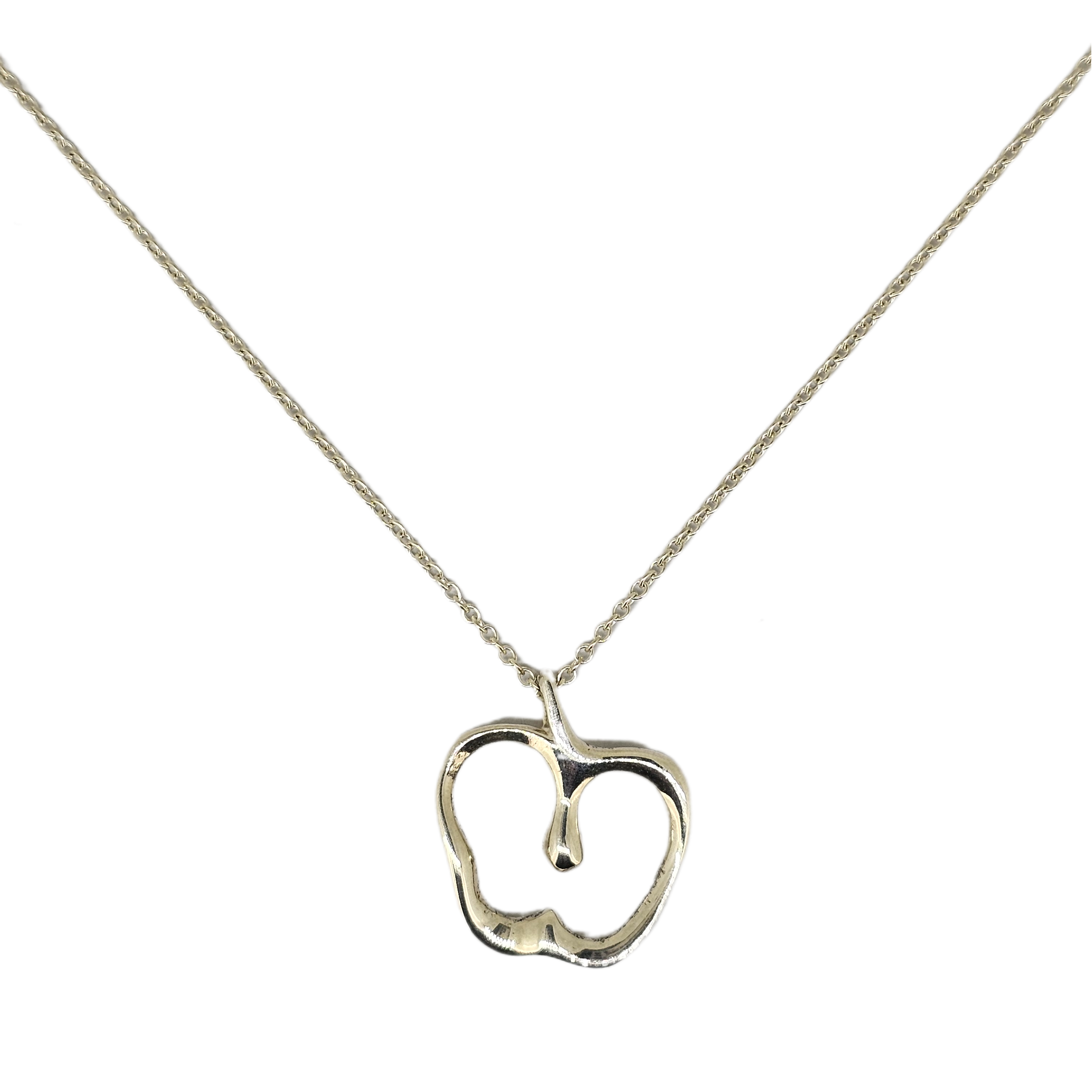 Tiffany & Co Apple Sterling Silver Necklace