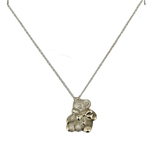 Tiffany & Co. Sterling Silver Teddy Bear Necklace