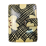 Yves Saint Laurent Abstract Canvas Wallet