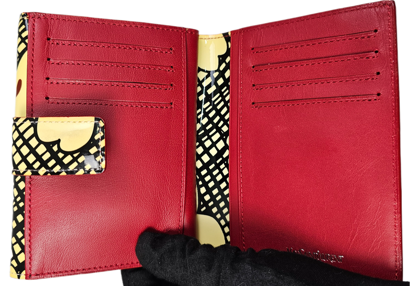 Yves Saint Laurent Abstract Canvas Wallet