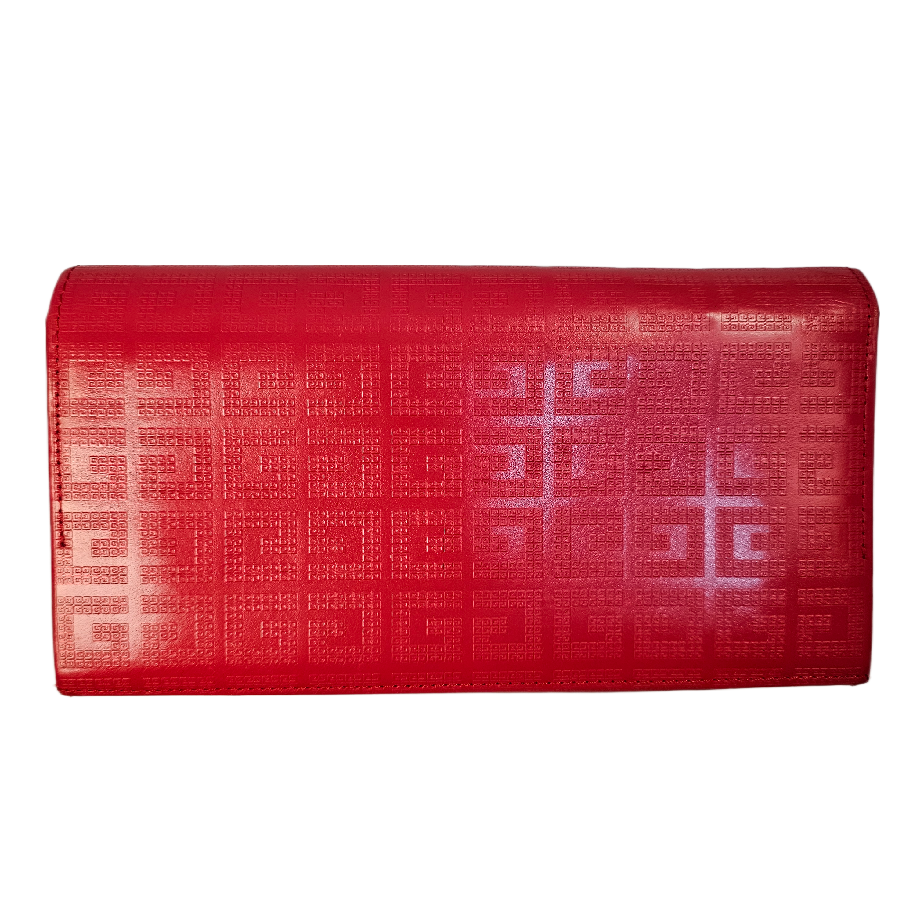 Givenchy Red Leather Long Wallet