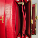 Givenchy Red Leather Long Wallet