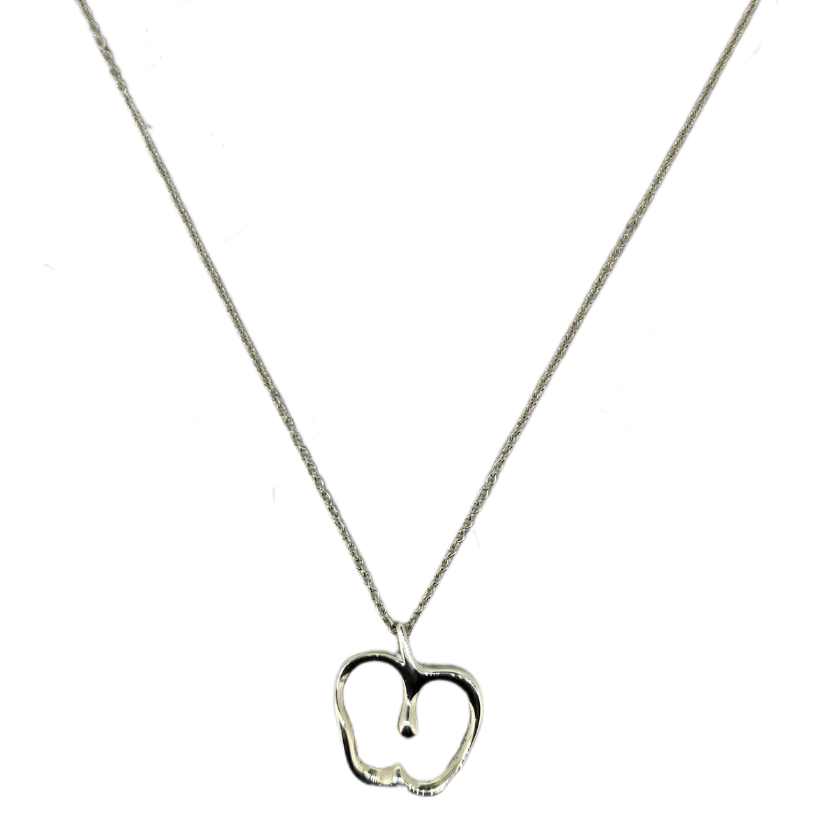 Tiffany & Co Sterling Silver Apple Necklace - Lost Designer