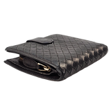 Bottega Veneta Intrecciato Black Leather Wallet