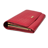 Givenchy Red Leather Long Wallet