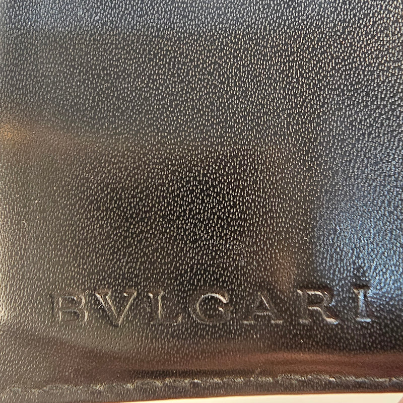 Bvlgari Beige Monogram & Canvas Wallet