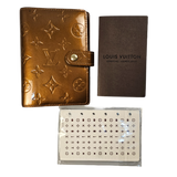 Louis Vuitton Vernis Monogram Bronze Leather Agenda