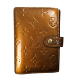 Louis Vuitton Vernis Monogram Bronze Leather Agenda