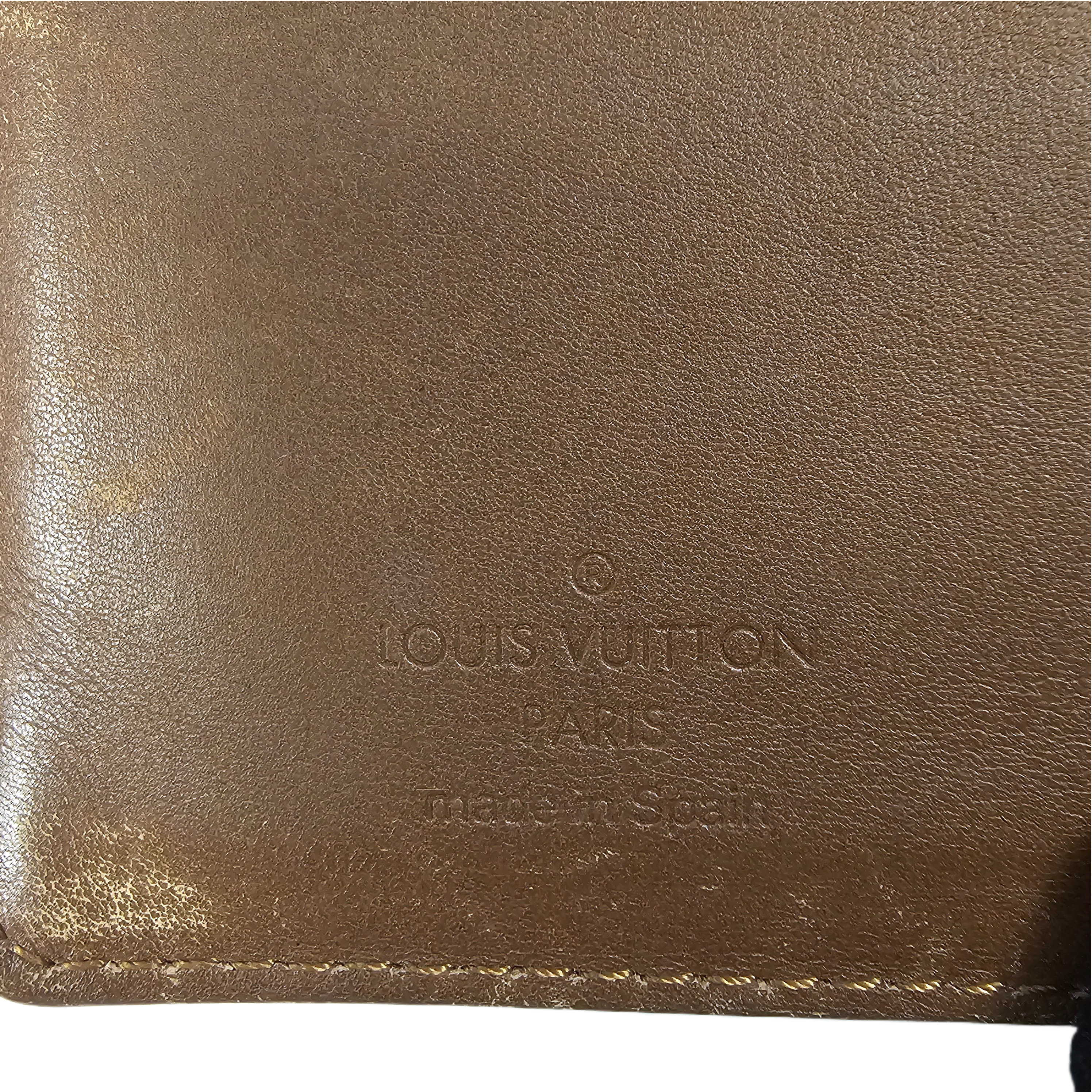 Louis Vuitton Vernis Monogram Bronze Leather Agenda