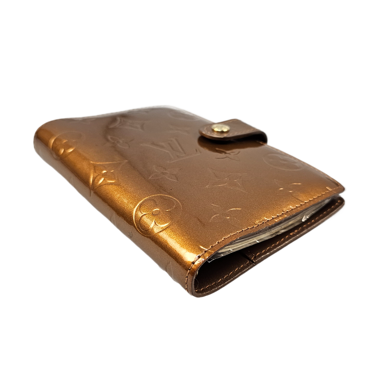 Louis Vuitton Vernis Monogram Bronze Leather Agenda