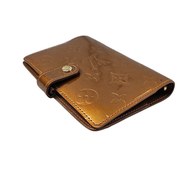 Louis Vuitton Vernis Monogram Bronze Leather Agenda