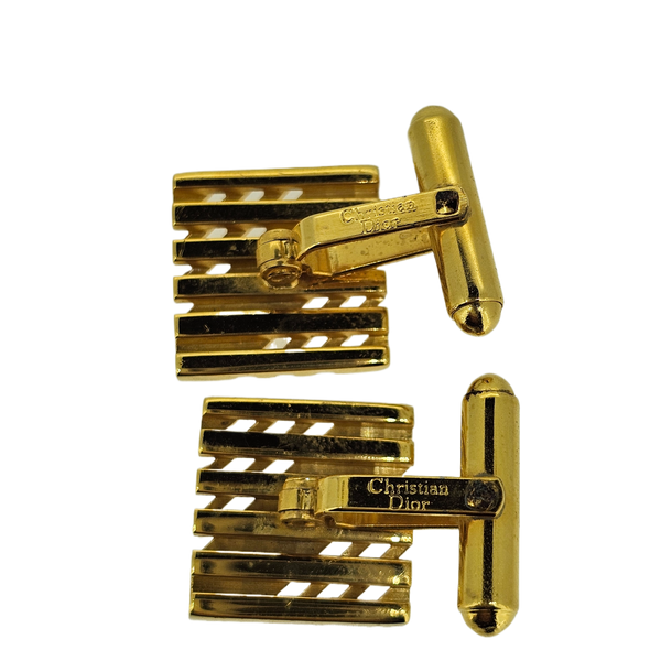 Dior Metal Gold-tone Cufflinks