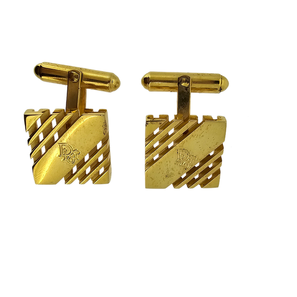 Dior Metal Gold-tone Cufflinks