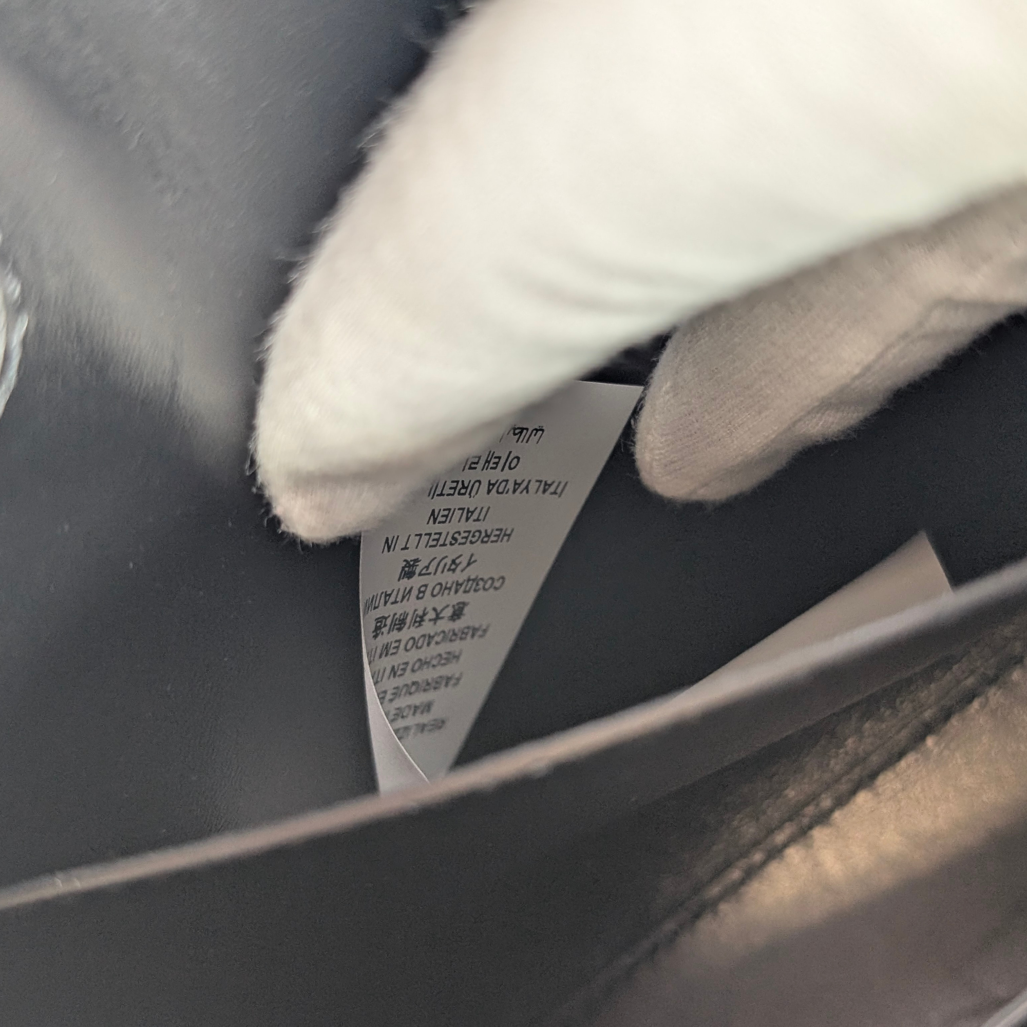 Versac Croc-Effect Medusa '95 Tote Bag Black