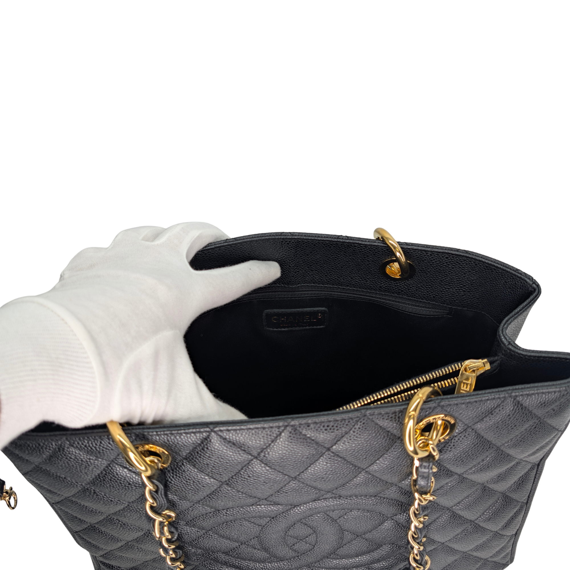Chanel Grand Shopping Tote Bag Black
