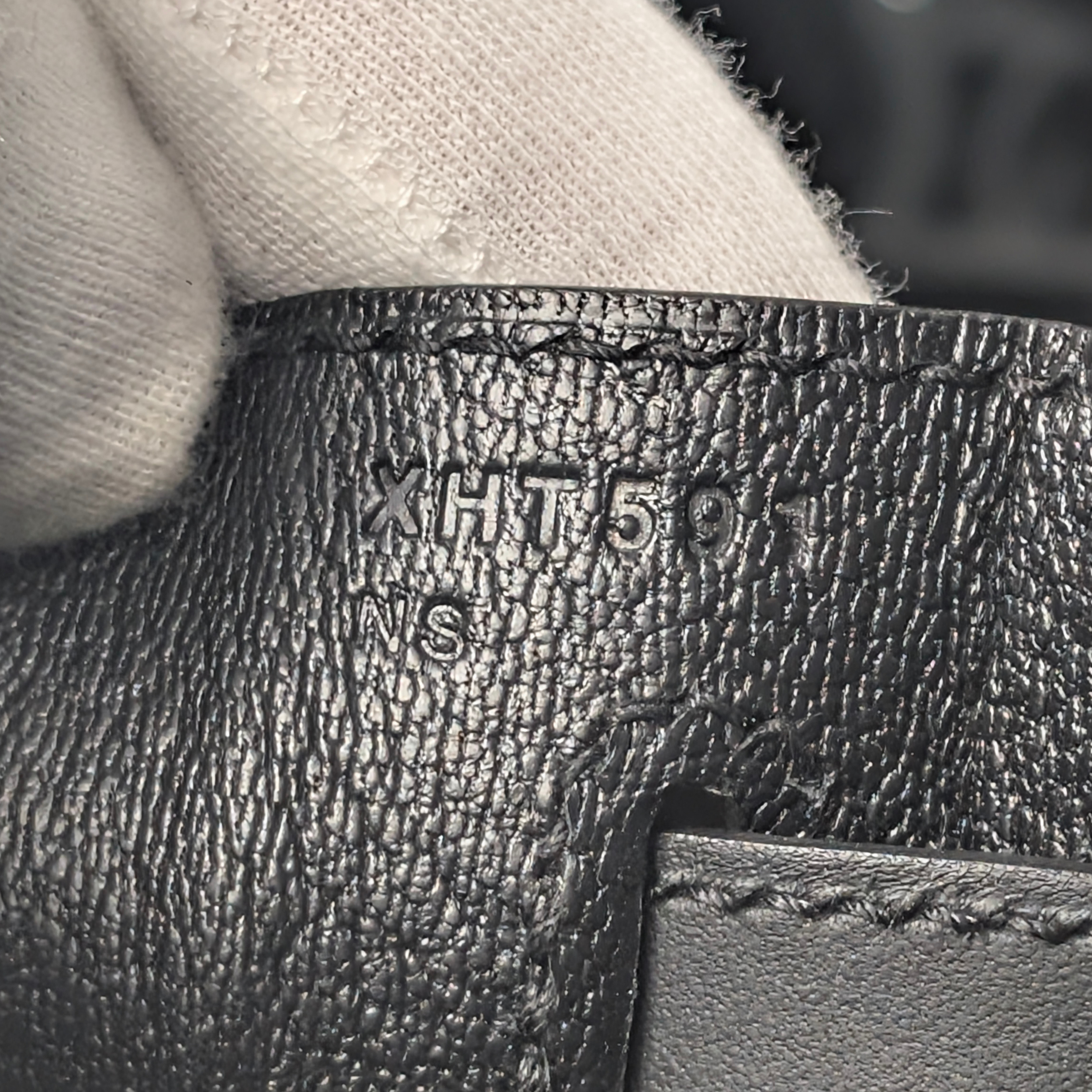 Hermes Kelly 32 Sellier Sombrero Box Leather GHW Matte Black X Stamp