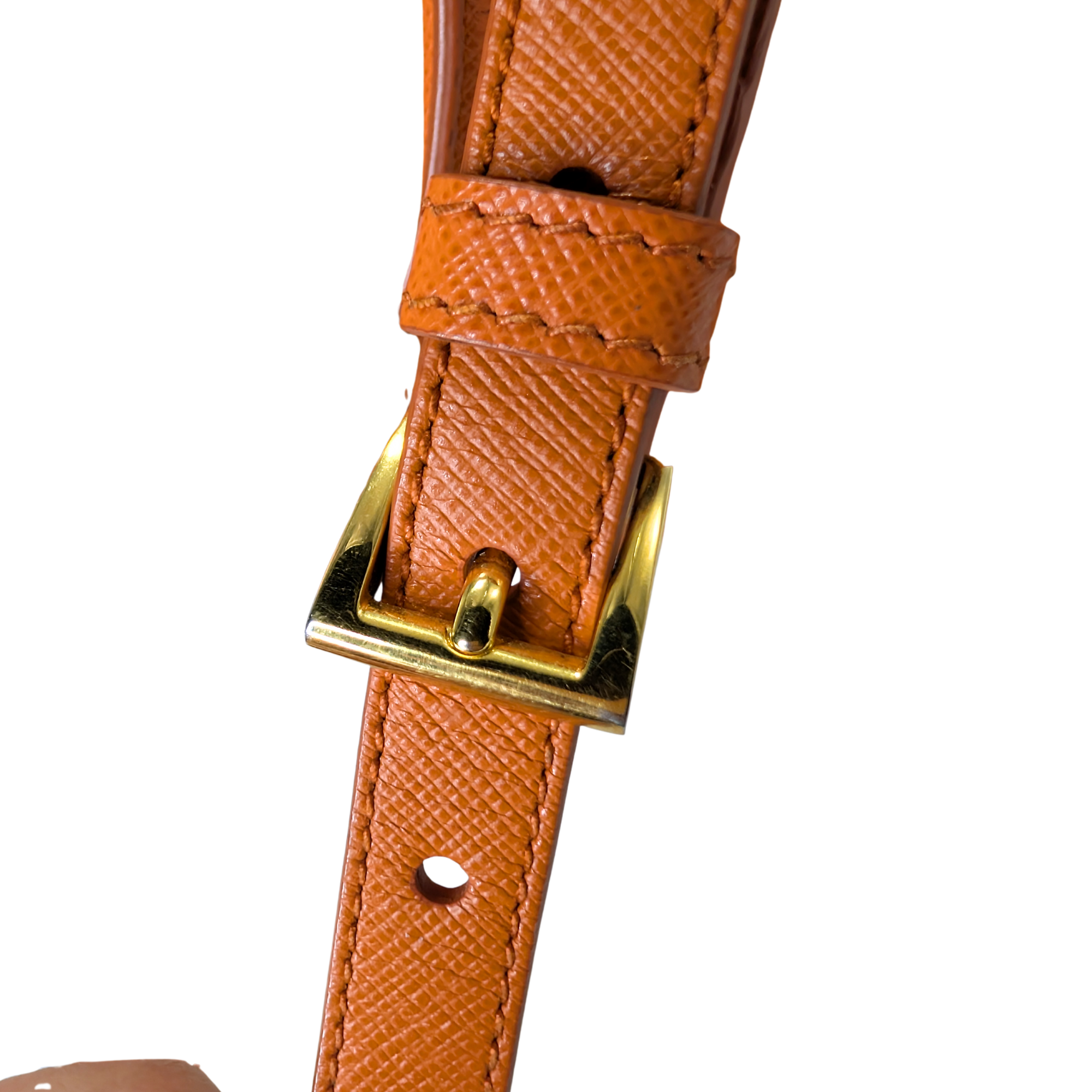 Prada Galleria Handbag Saffiano Leather Orange