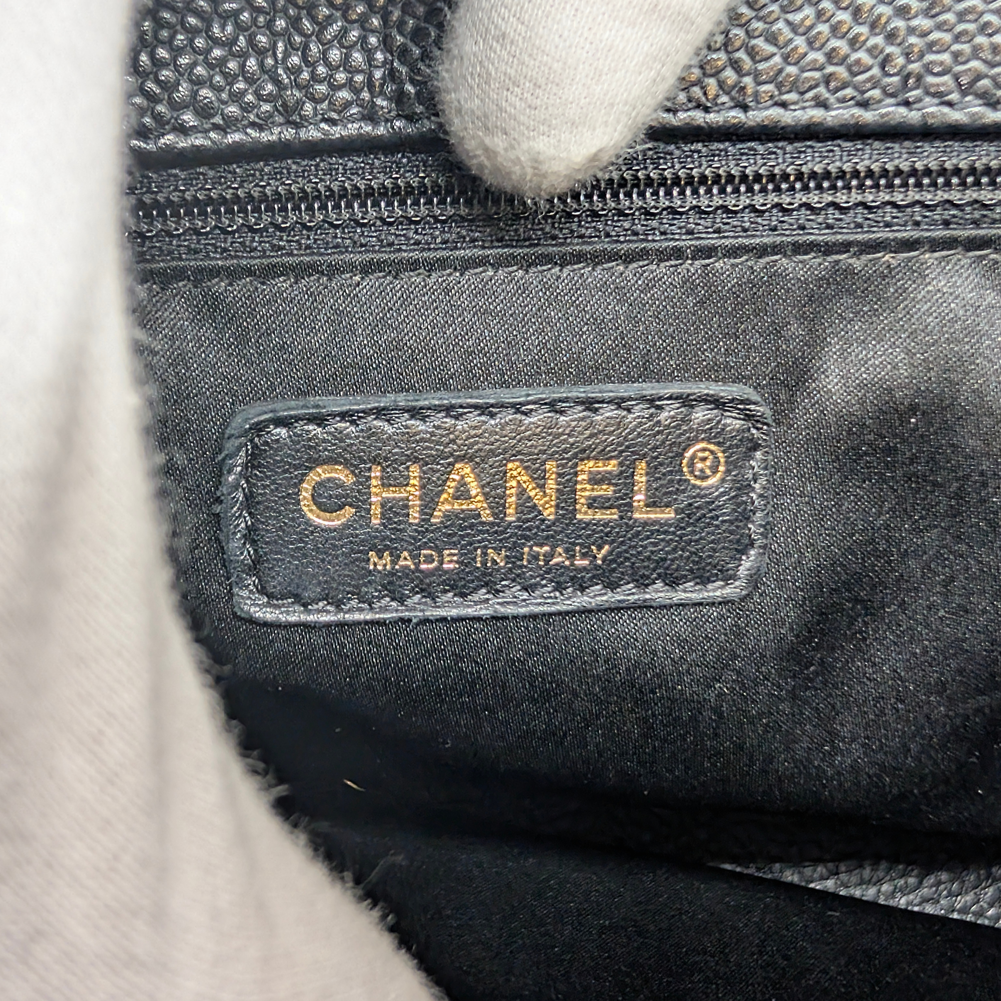 Chanel Grand Shopping Tote Bag Black