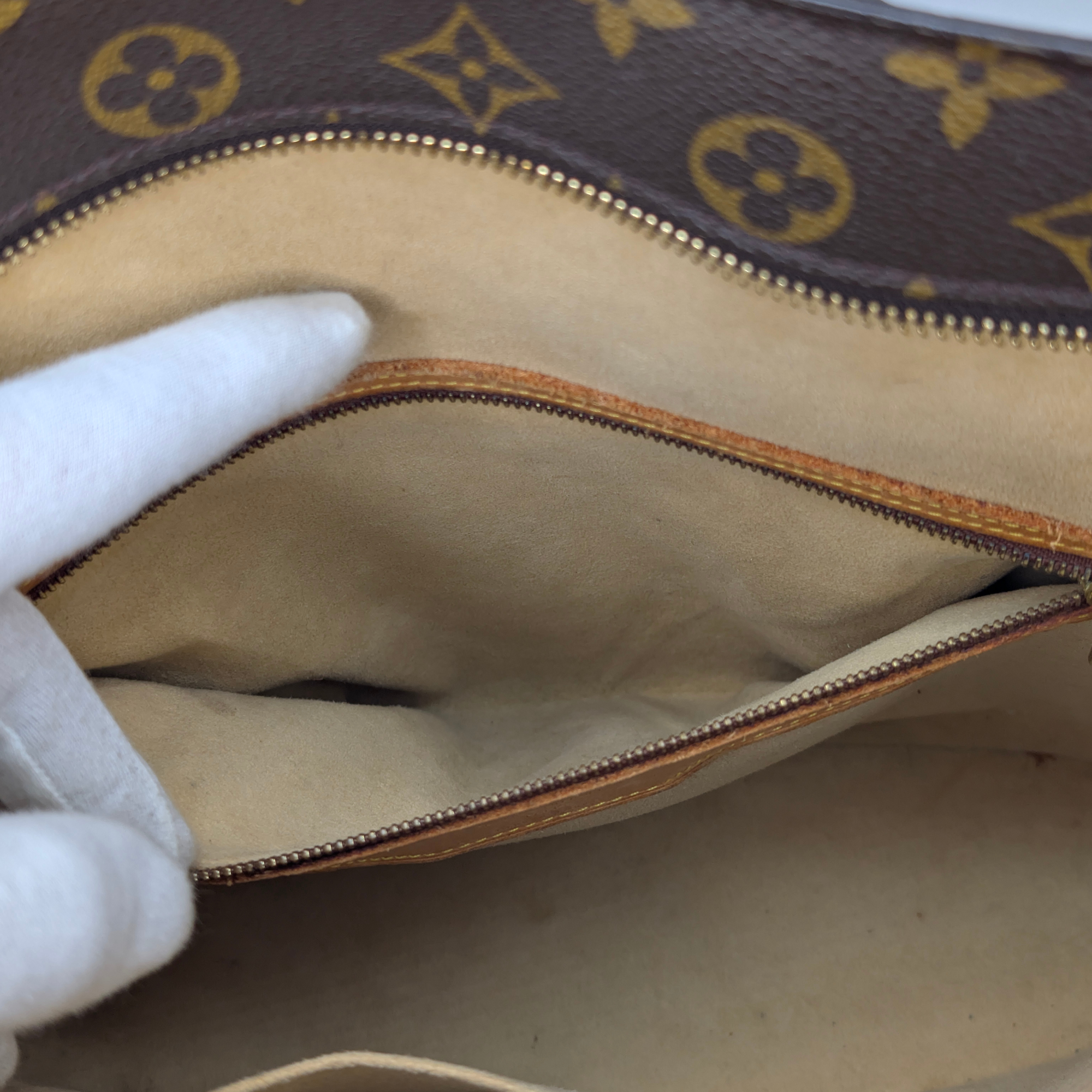 Louis Vuitton Babylone Monogram Tote Bag Brown