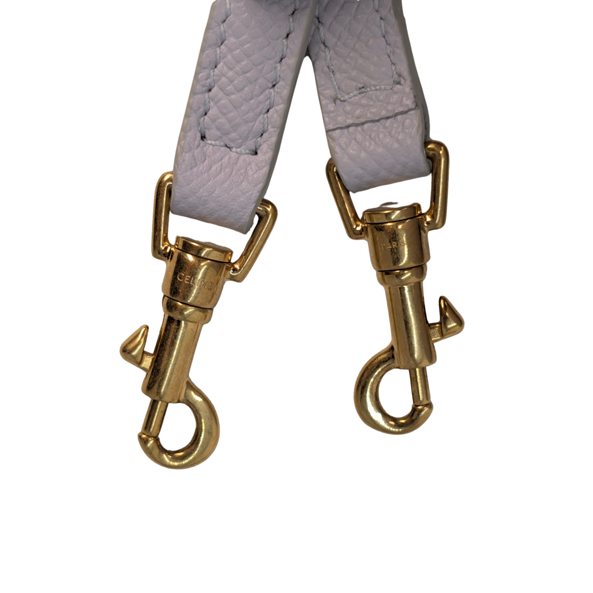 Celine Nano Grained Calfskin Belt Bag Pearl Blue