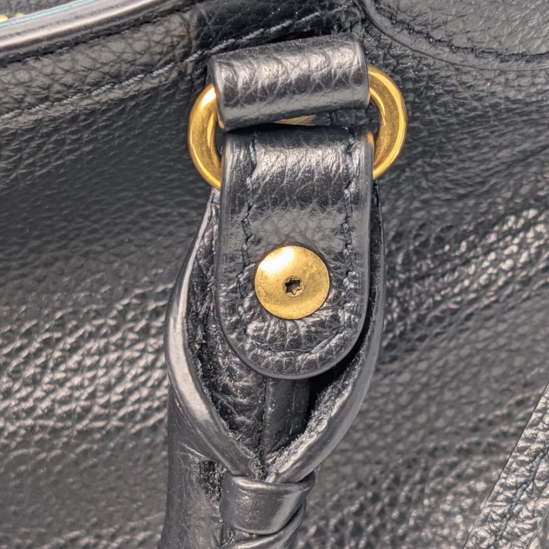 Balenciaga  Neo Classic Gold Hardware Mini City Black