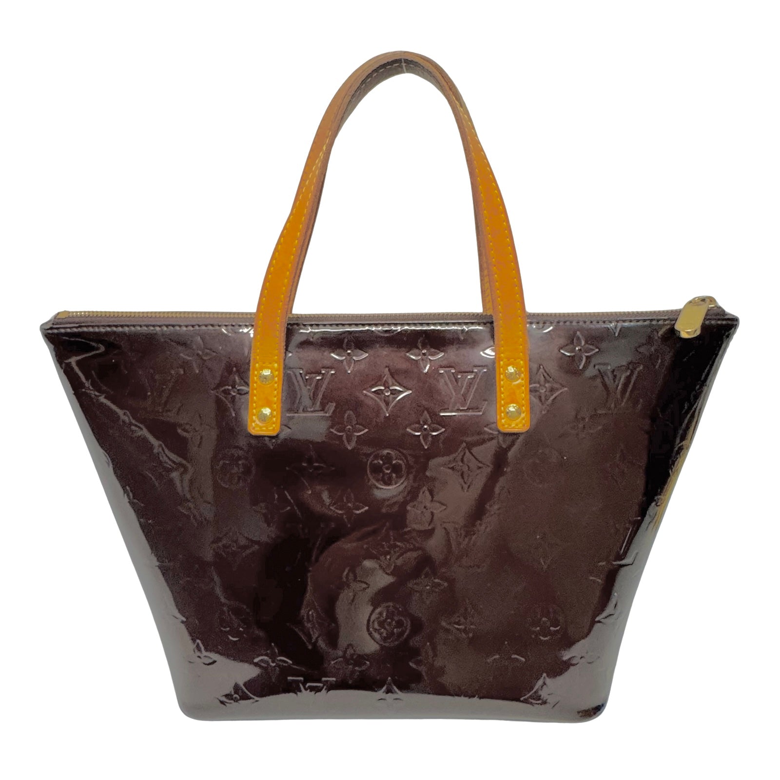 Louis Vuitton Vernis Bellevue PM in Dark Brown Patent Leather Bag