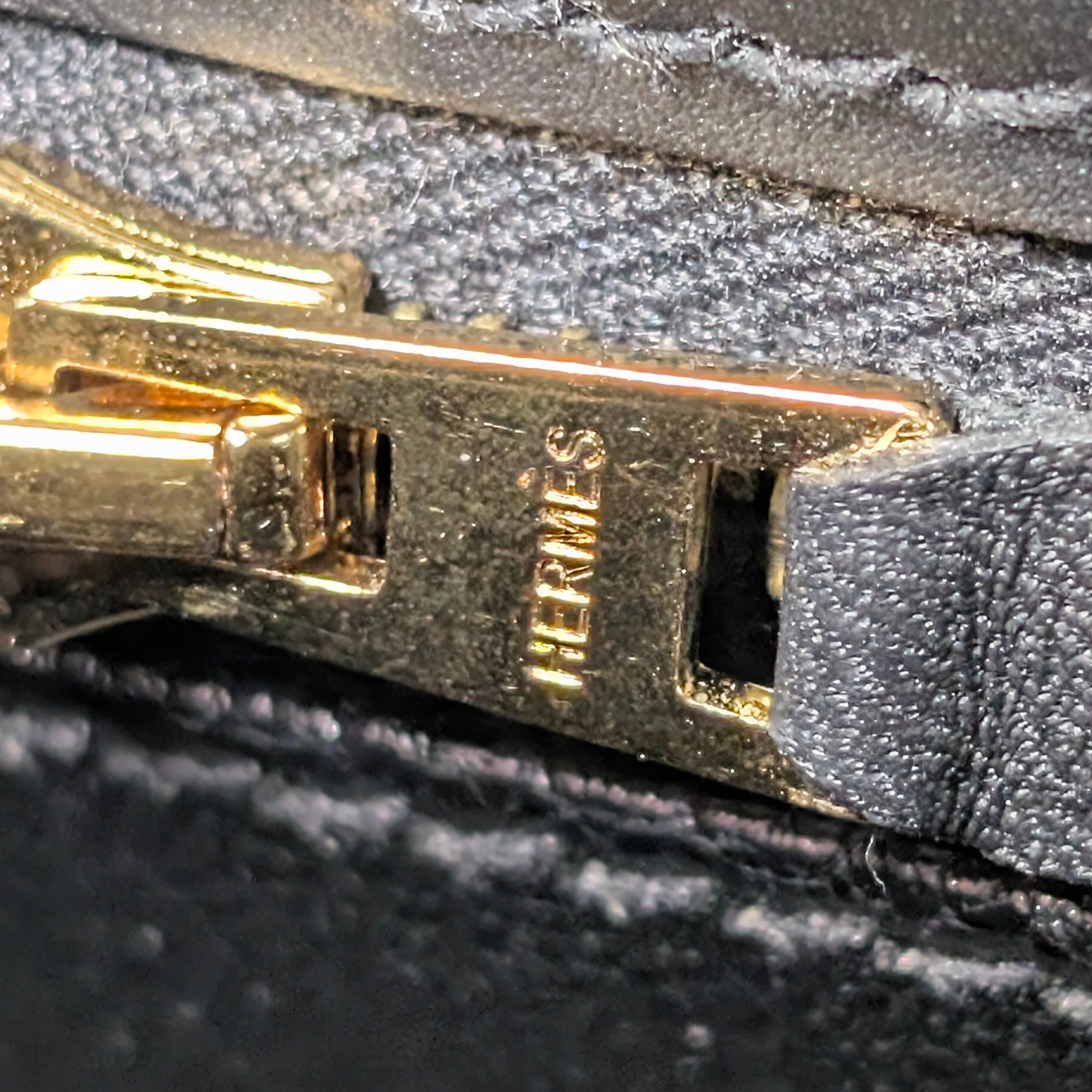 Hermes Kelly 32 Sellier Sombrero Box Leather GHW Matte Black X Stamp