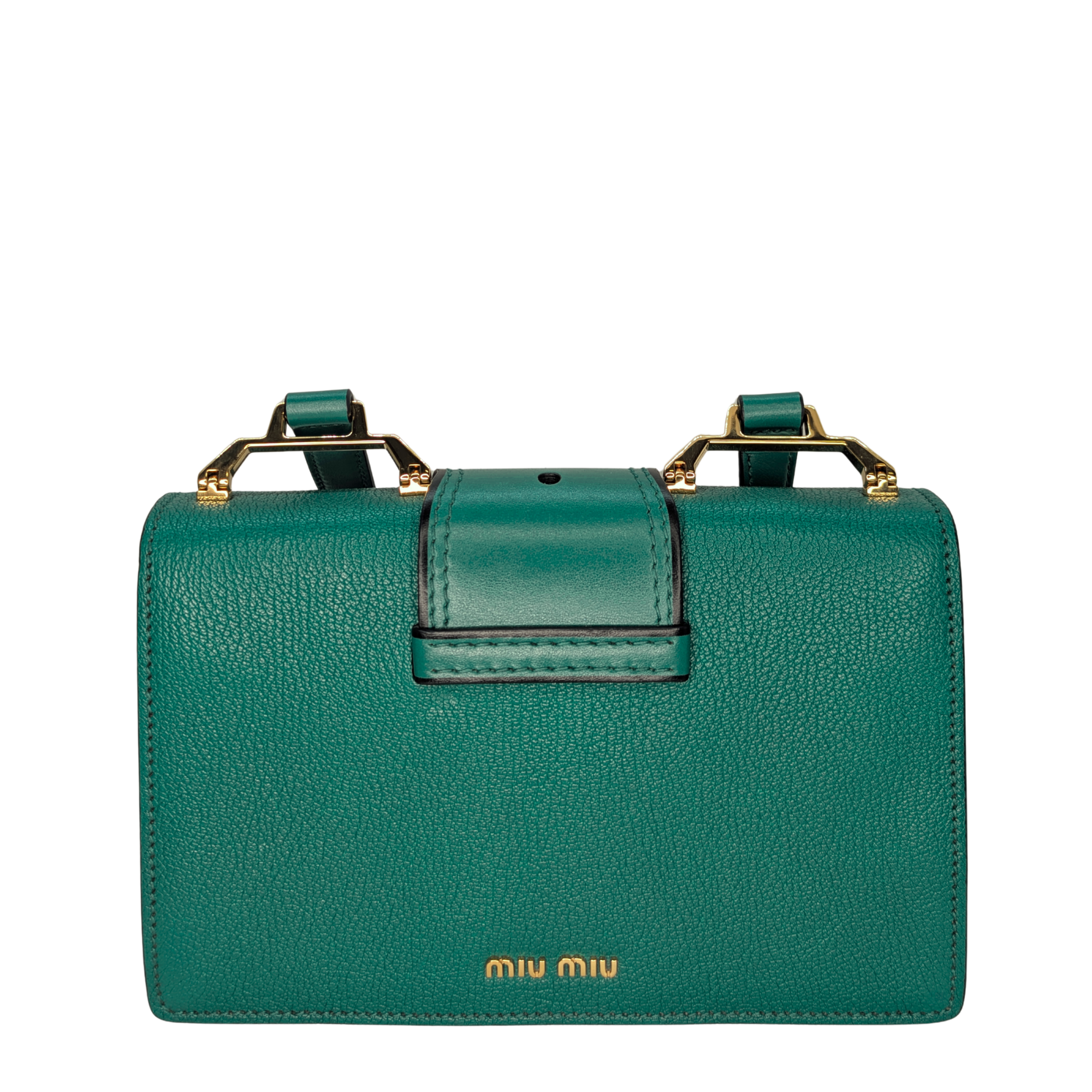 Miu Miu Madras Crystal Embellished Crossbody Bag