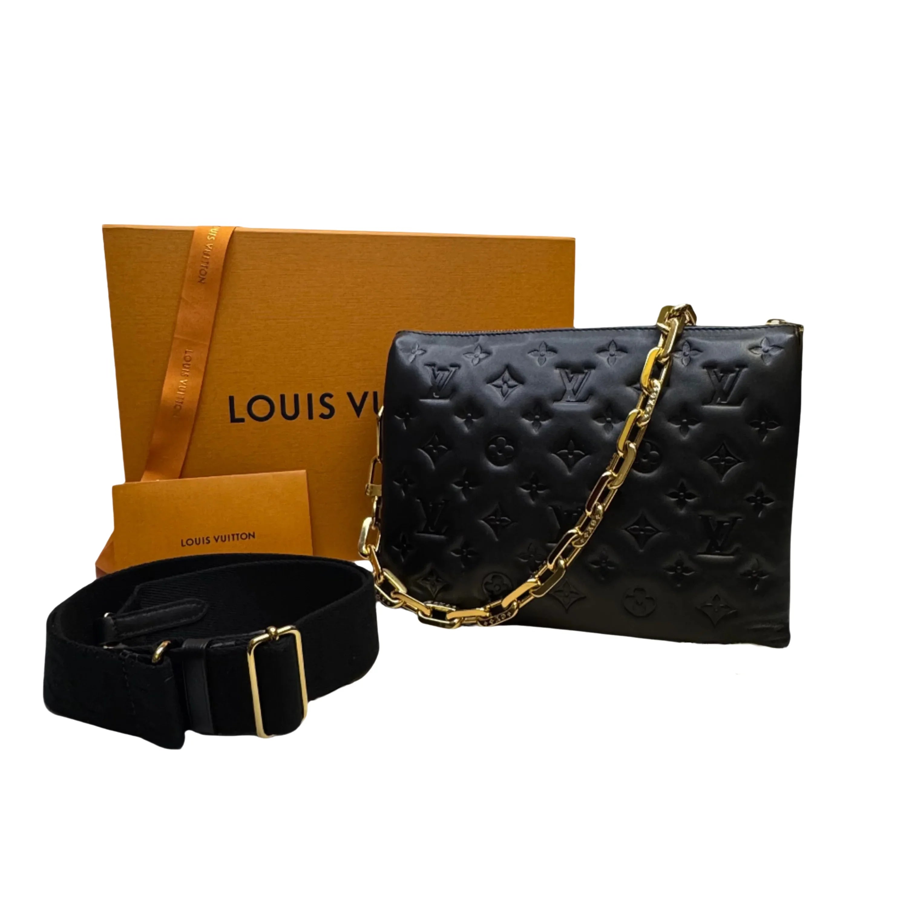 Louis Vuitton Coussin PM Black Shoulder Bag Black