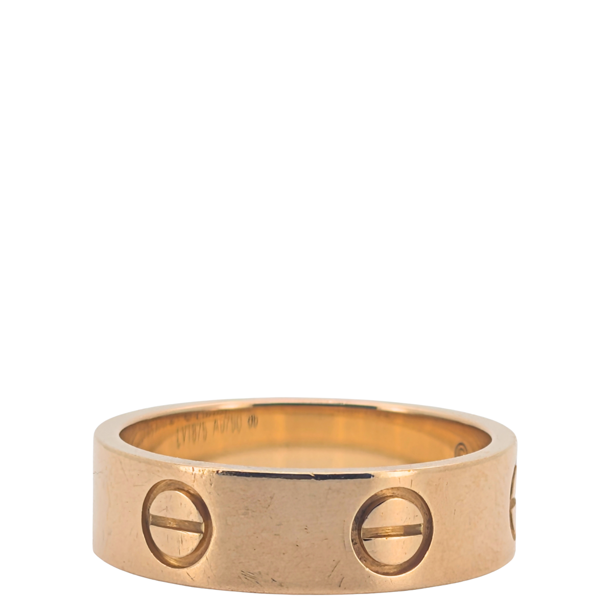 Cartier Love Ring Classic Model 18k Gold Size 53
