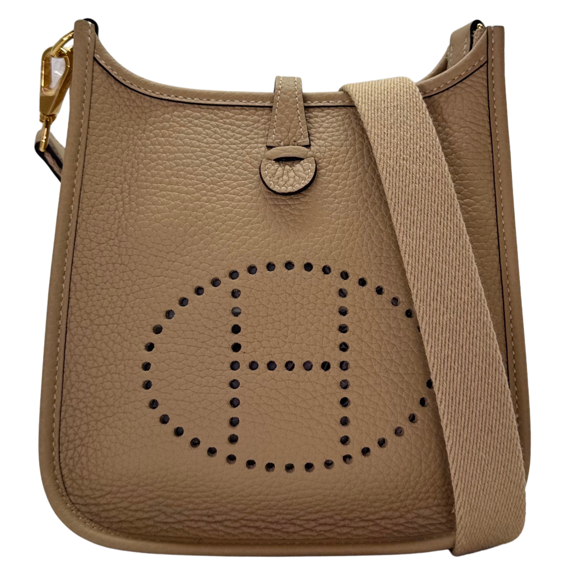 Hermés Evelyn Mini Crossbody Bag U Stamp 2022 Beige