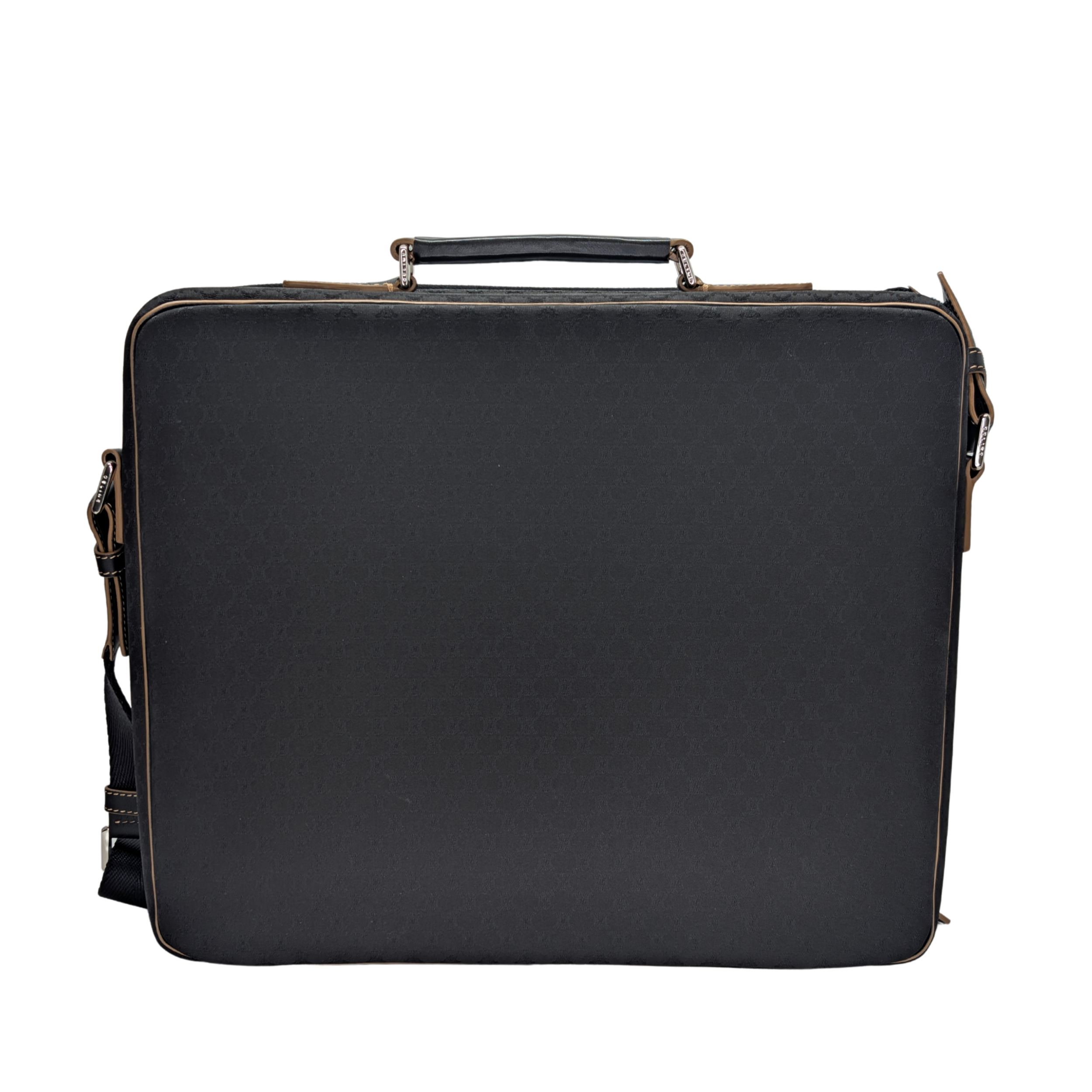 Celine Macadam Canvas & Leather Two-way Briefcase Bag