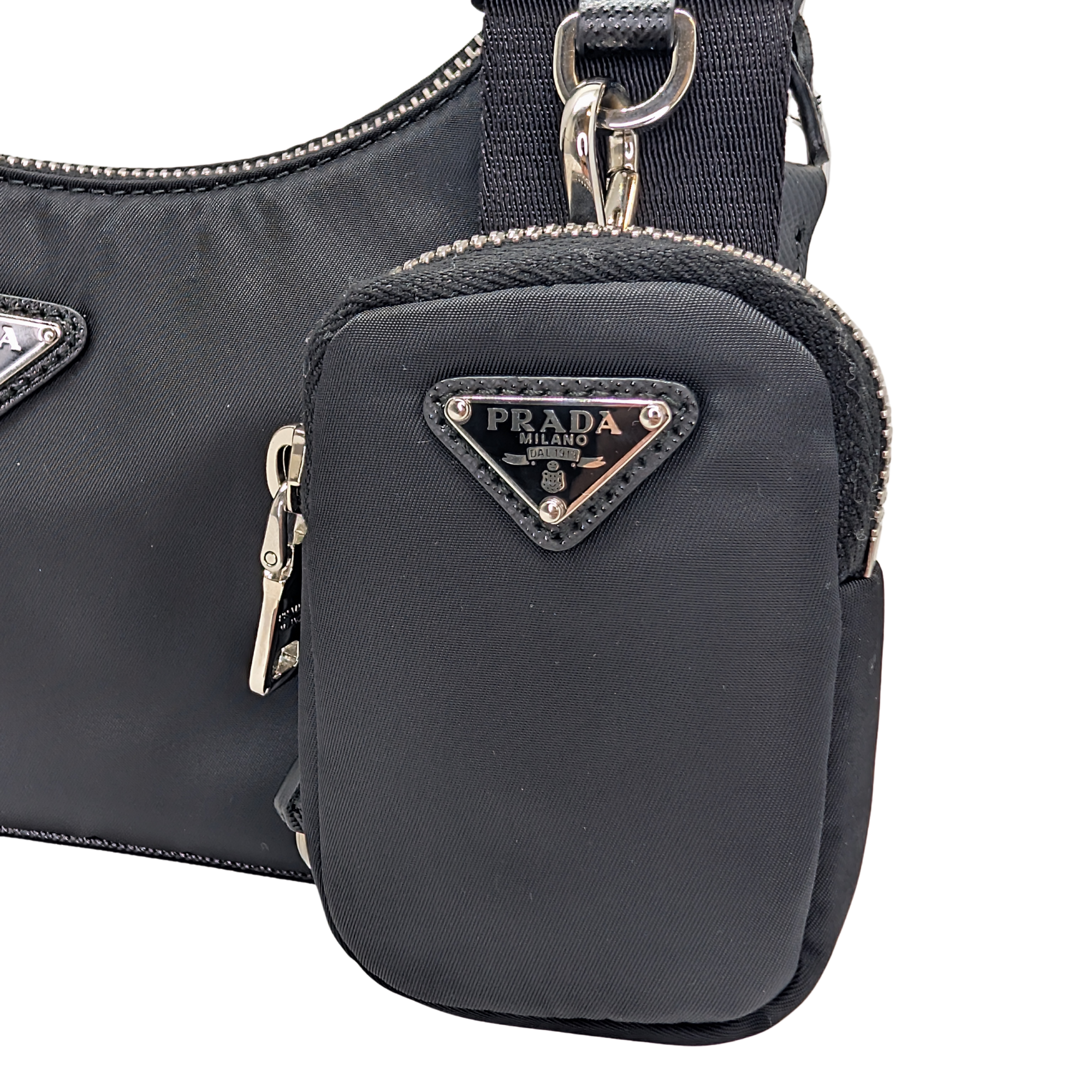 Prada Re-Edition 2005 Re-Nylon Bag Black