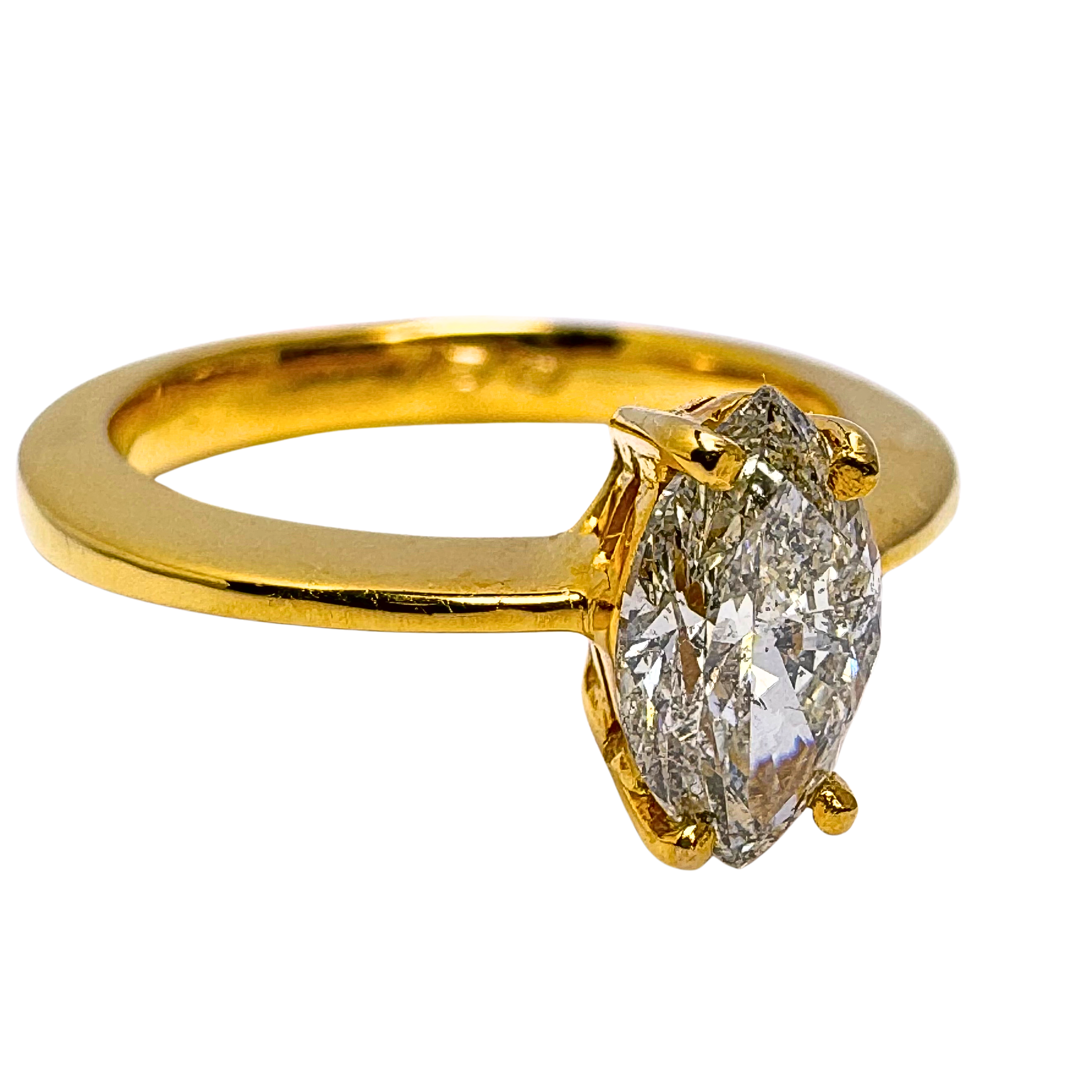 diamond, gold ring