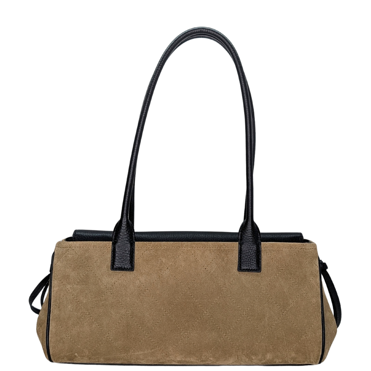 Chanel Small Urban Essential East West Tote Black Beige