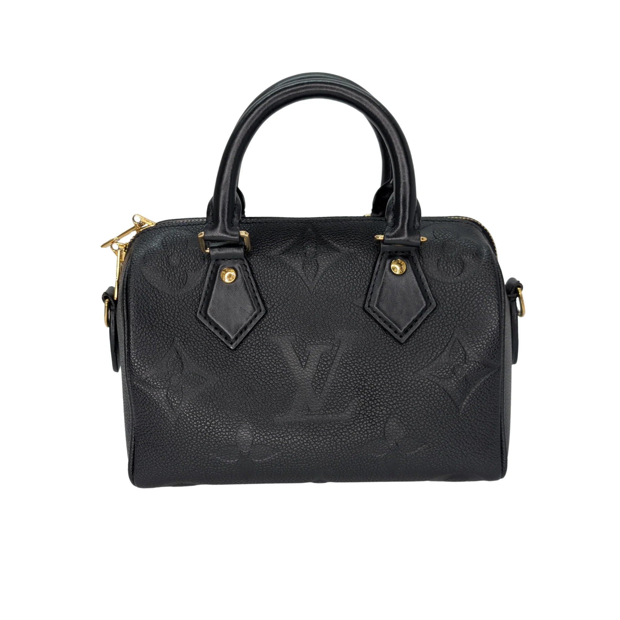 Louis Vuitton Speedy Bandouliere 20 Bag Black - Lost Designer
