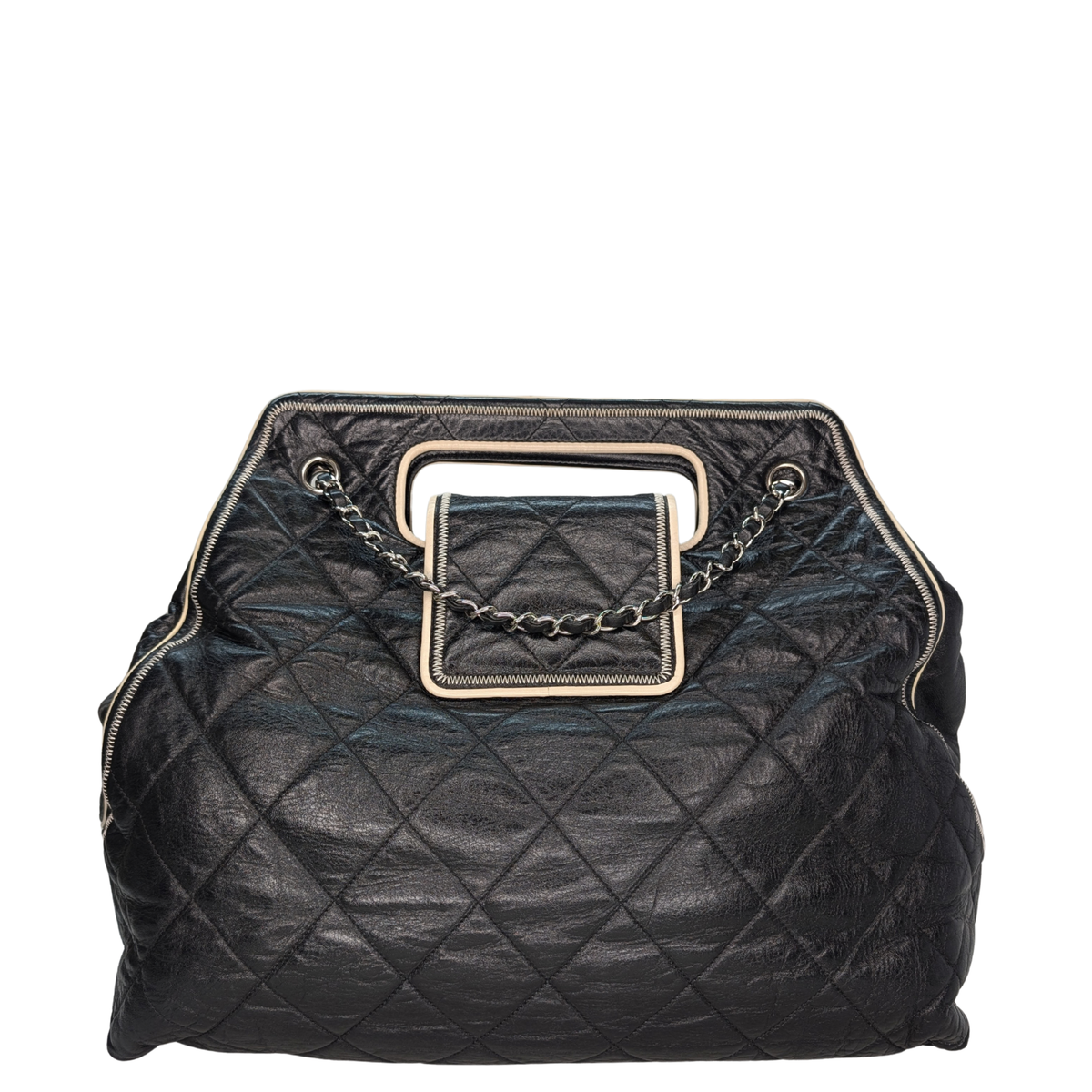 Chanel East West Calfskin Tote Bag Black