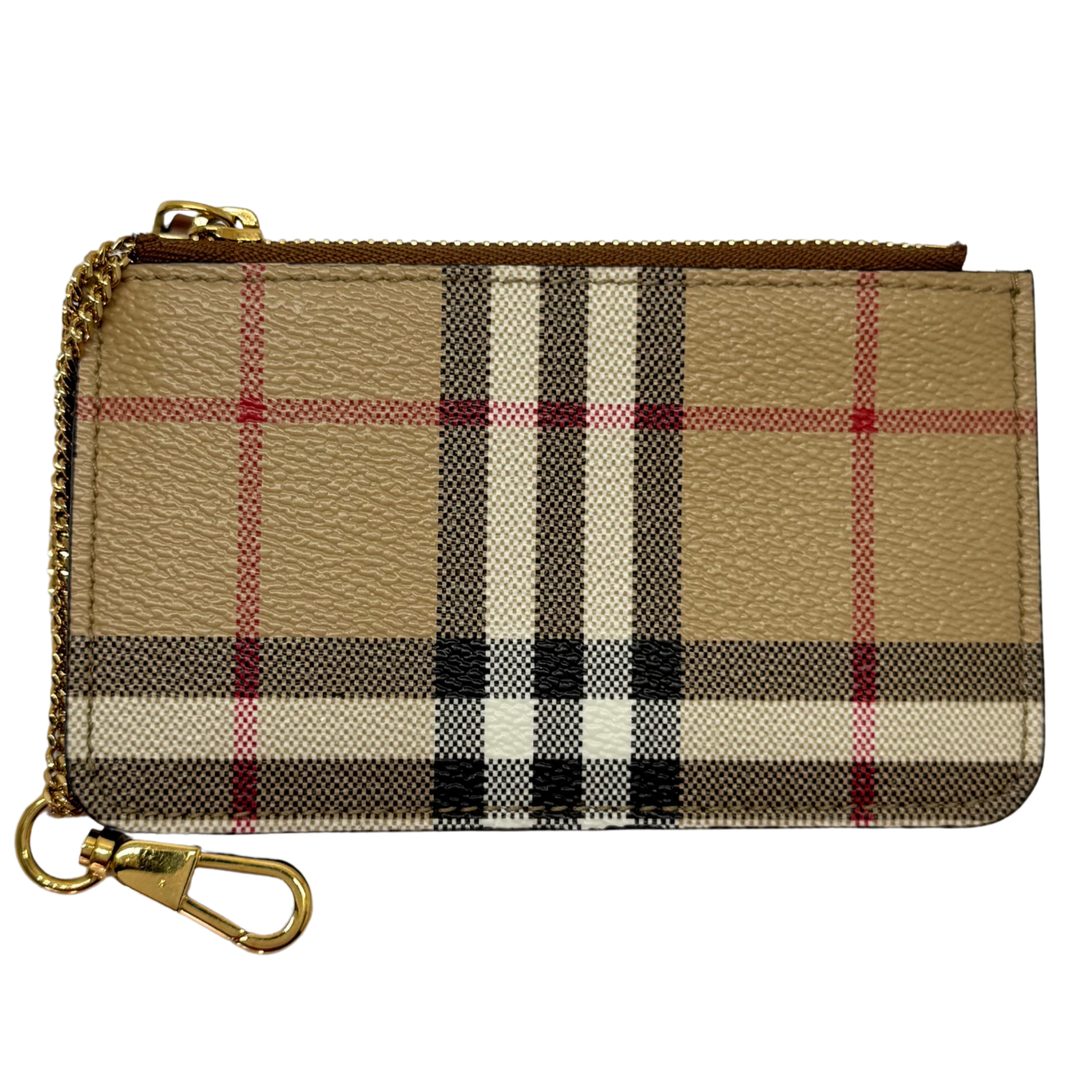Burberry Check Strap Coin Case