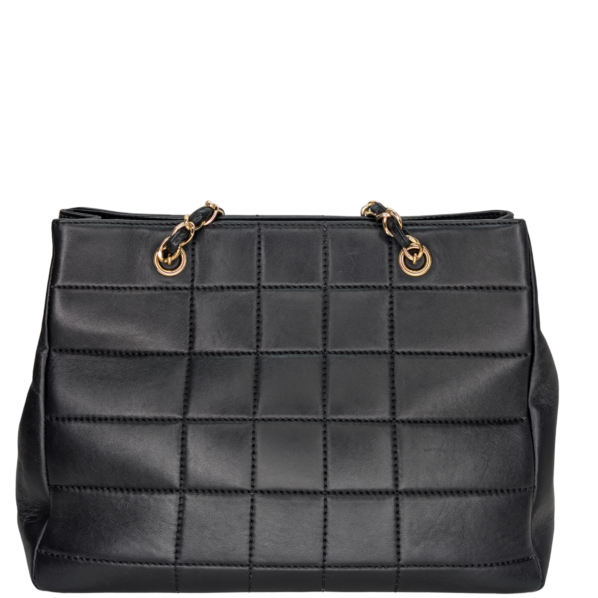Chanel Chocolate Bar Grand Shopping Tote Black