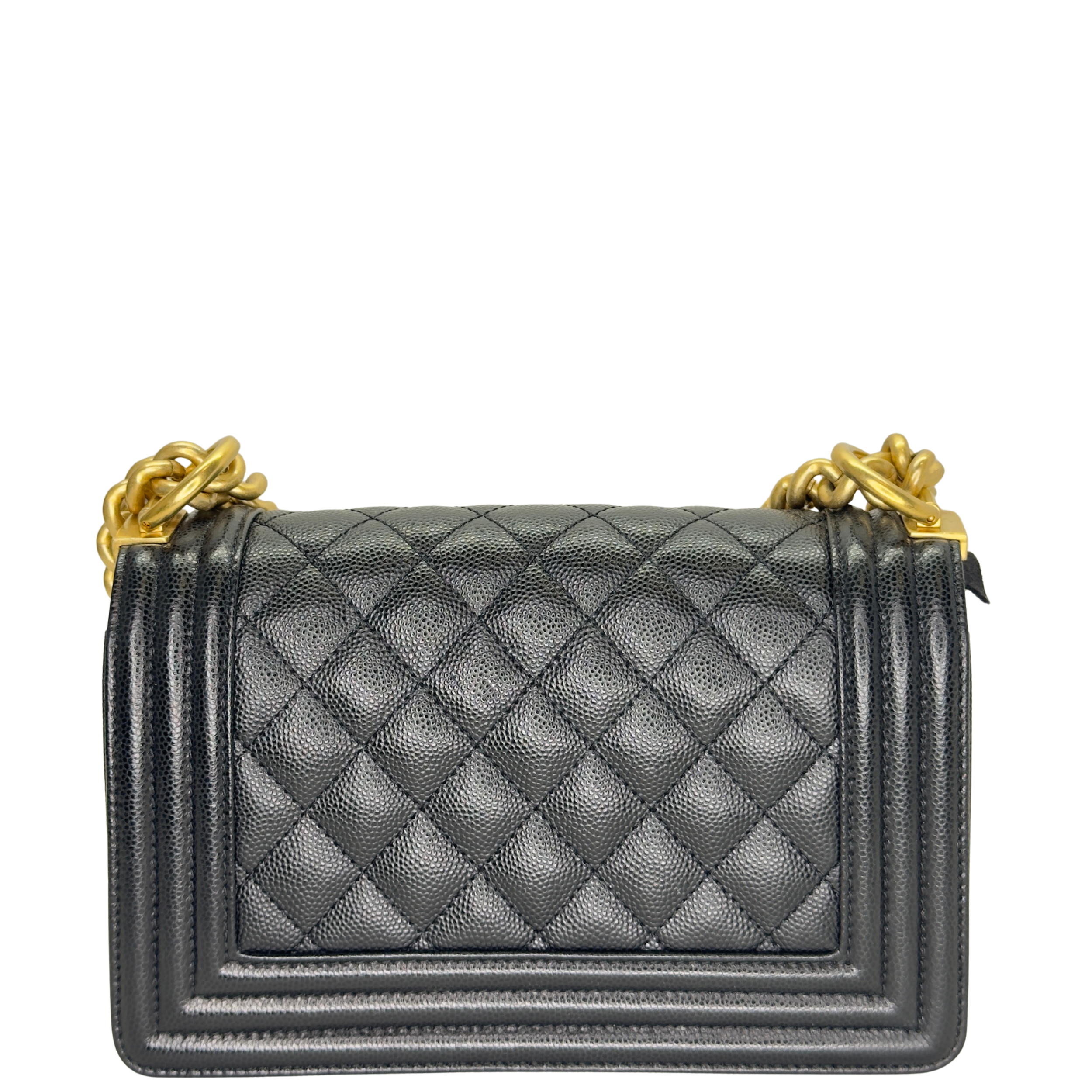 Chanel Smal Boy Bag Caviar Black GHW