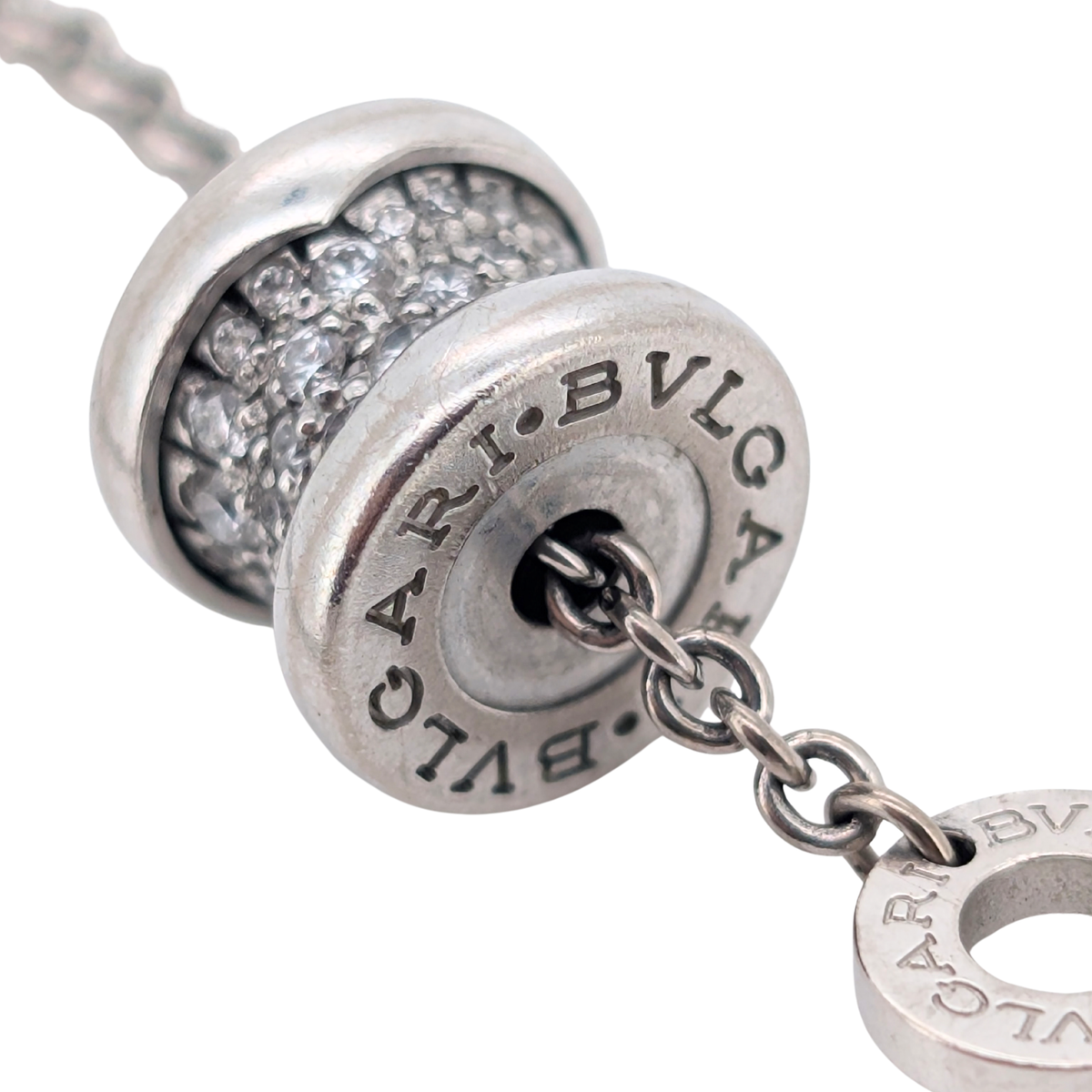 Bvlgari B.Zero1 Bracelet 18k White Gold with Diamonds