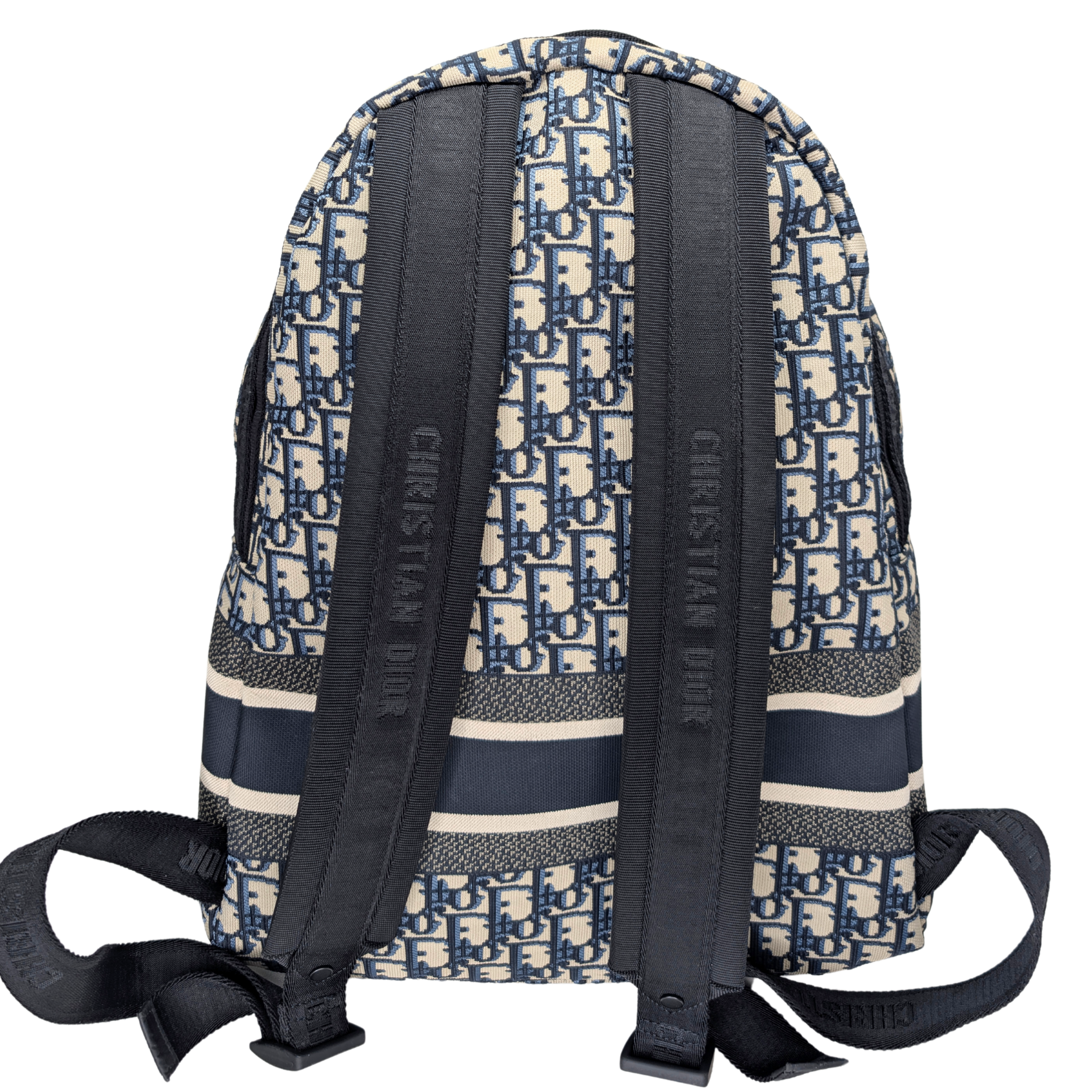 Dior DiorTravel Backpack Oblique Jacquard Navy