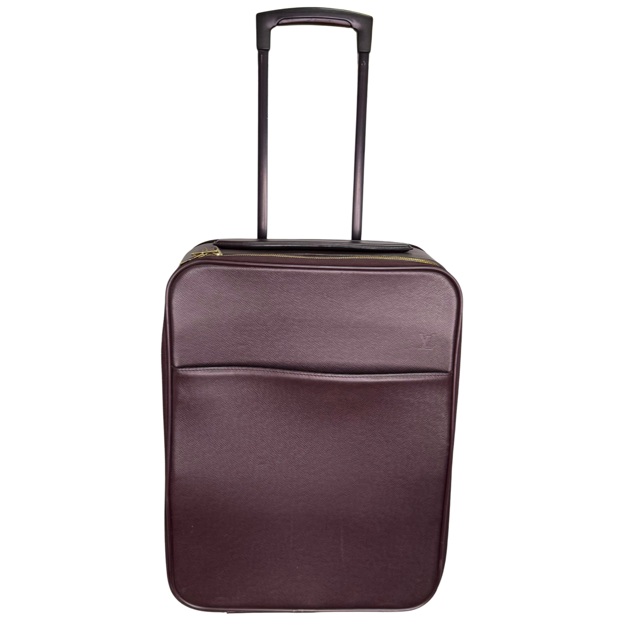Louis Vuitton Pegase 45 Luggage Bag Leather Burgundy