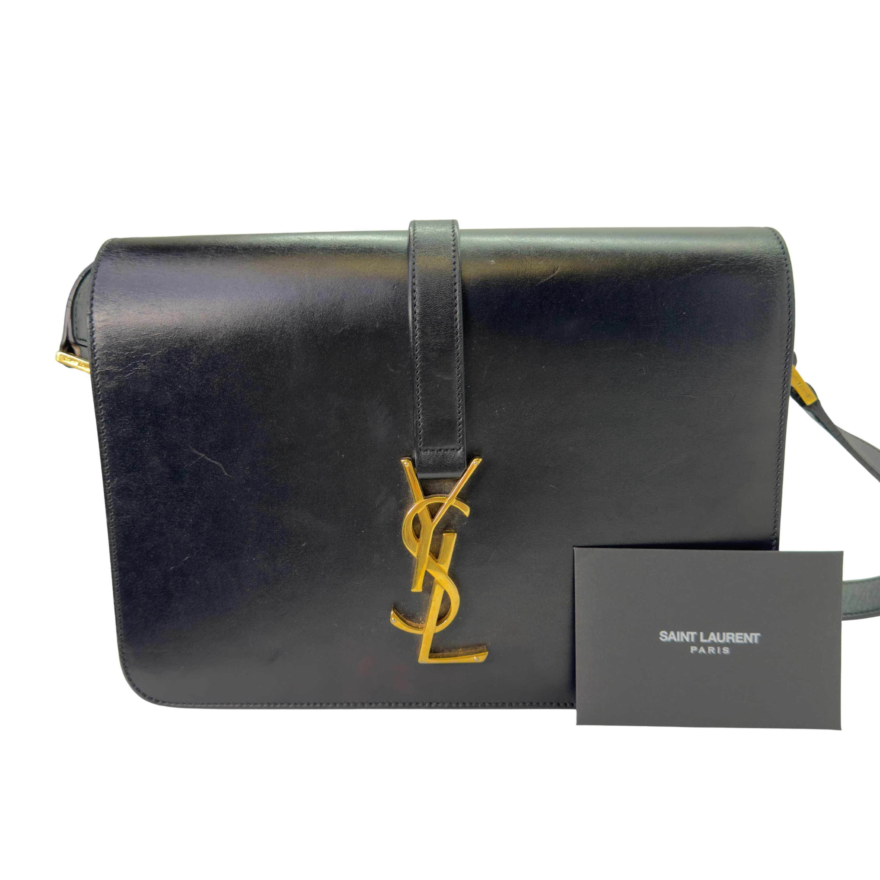 Saint Laurent Medium Classic Monogram Universite Bag Black
