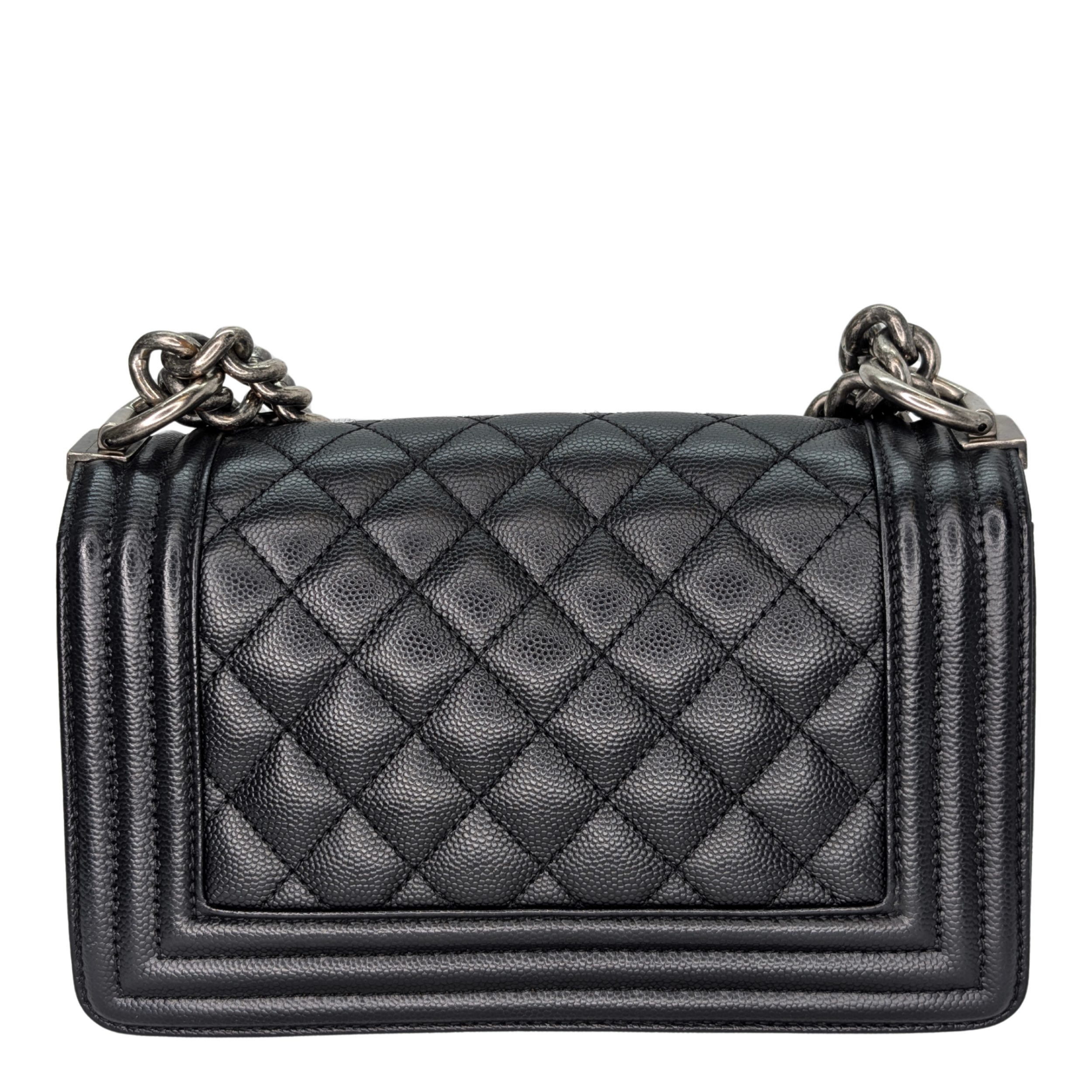 Chanel Small Boy Bag Caviar Black Bag