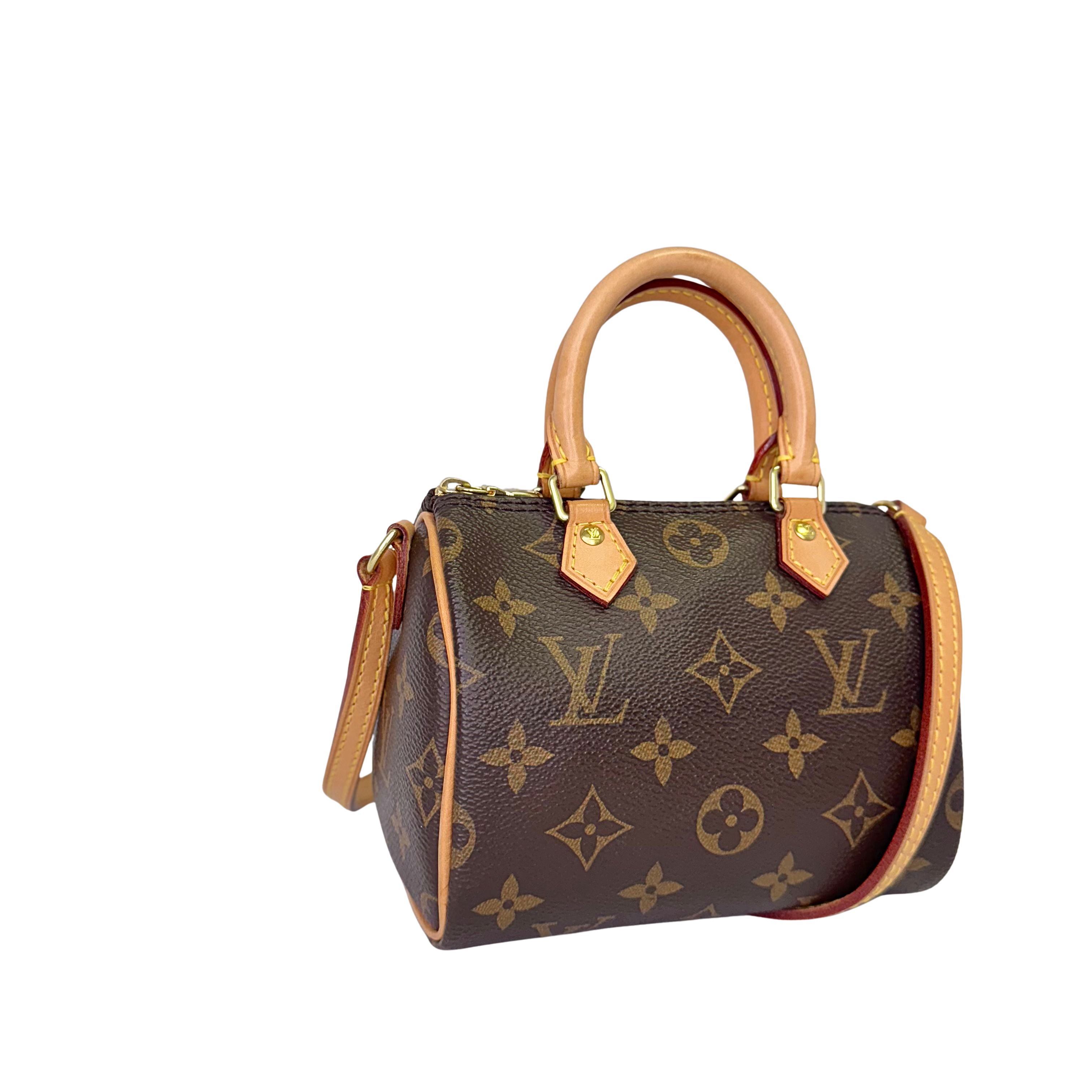 Louis Vuitton Nano Speedy Handbag Monogram Canvas